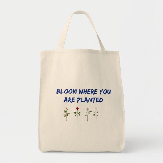 開花 トートバッグ (正面)