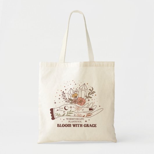 開花 トートバッグ (正面)