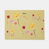 開花 ドアマット (正面)