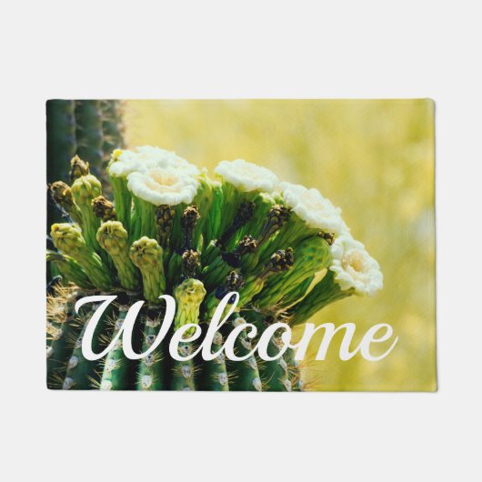 開花 ドアマット (正面)
