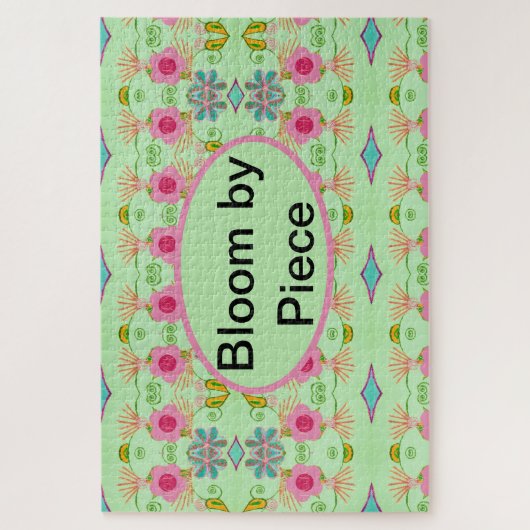 開花（ピース） ジグソーパズル (縦)