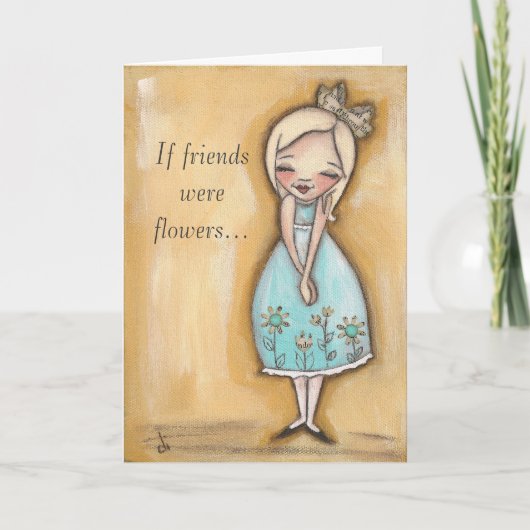 開花 – フレンドシップカード カード (正面)