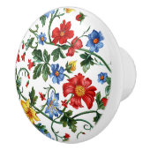 開花 | フローラカラフルセラミック引き出しプル セラミックノブ (右)