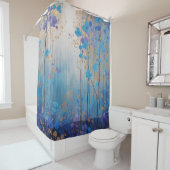 開花&ブリス：水彩夢のシャワーカーテン シャワーカーテン (インサイチュ)