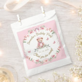 開花&ベアーズ誕生日の好意バッグ フェイバーバッグ (クリップ留めされた状態)