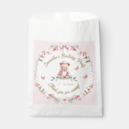 開花&ベアーズ誕生日の好意バッグ フェイバーバッグ