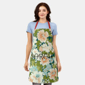 開花&ベイクエプロン エプロン (着用した状態)