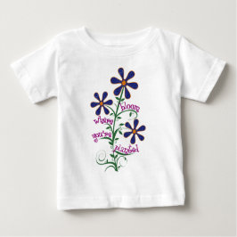 開花 ベビーTシャツ