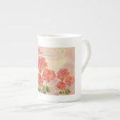 開花 ボーンチャイナマグカップ (正面右)