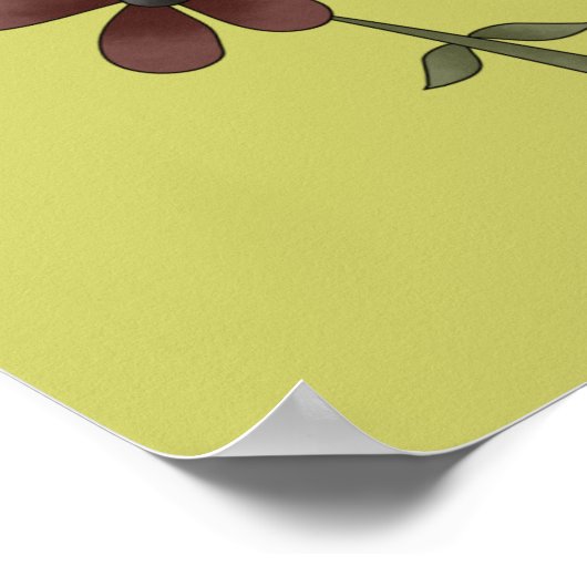 開花 ポスター (角)