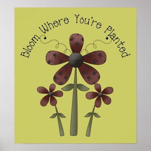 開花 ポスター (正面)