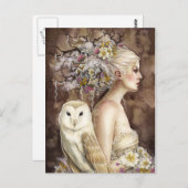 開花 ポストカード (正面/裏面)