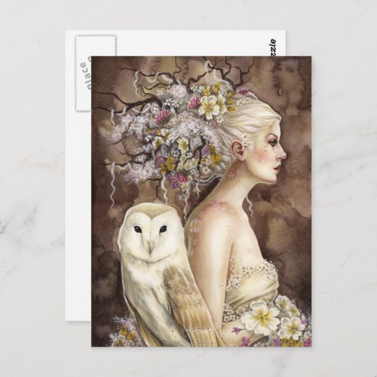 開花 ポストカード (正面/裏面)