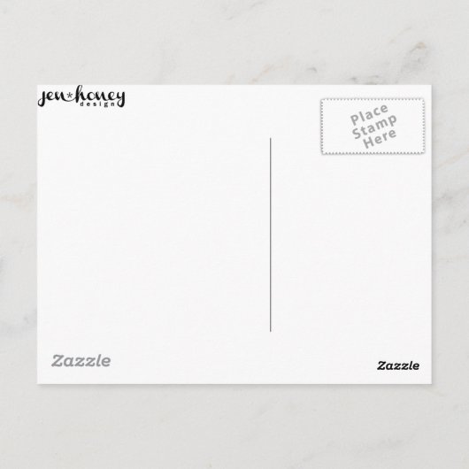 開花 ポストカード (裏面)