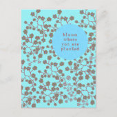 開花 ポストカード (正面)