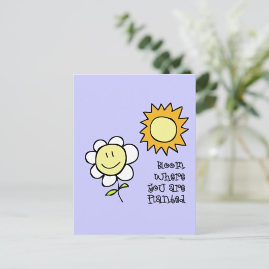 開花 ポストカード (スタンド正面)