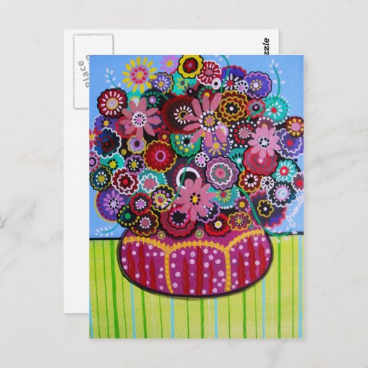 開花 ポストカード (正面/裏面)