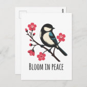 開花 ポストカード (正面/裏面)