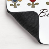 開花 マウスパッド (コーナー)