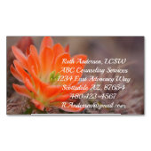 開花 マグネット名刺 (正面)