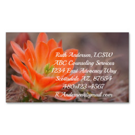 開花 マグネット名刺