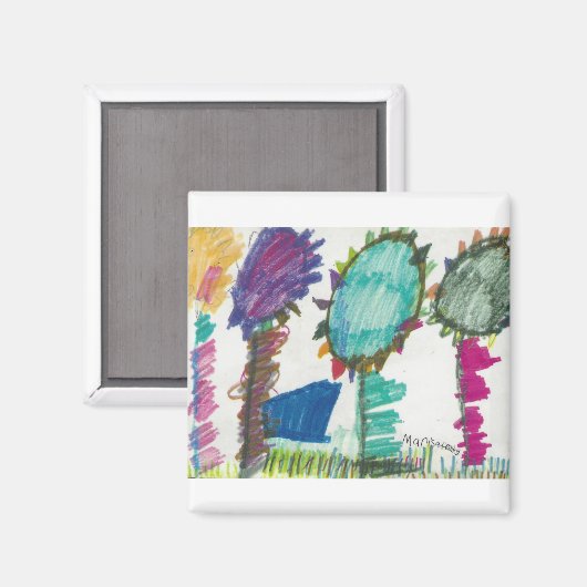 開花 マグネット (正面/裏面)