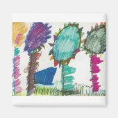 開花 マグネット (正面)