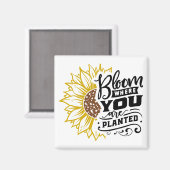 開花 マグネット (正面/裏面)