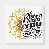 開花 マグネット (正面)