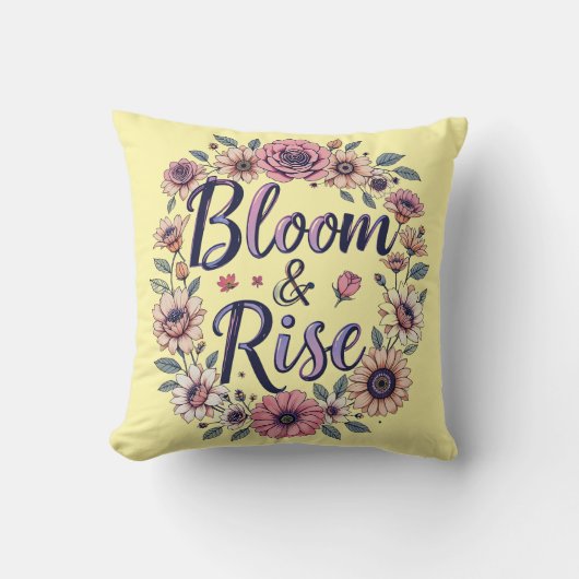 開花&ライズ クッション (正面)