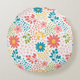 開花 ラウンドクッション