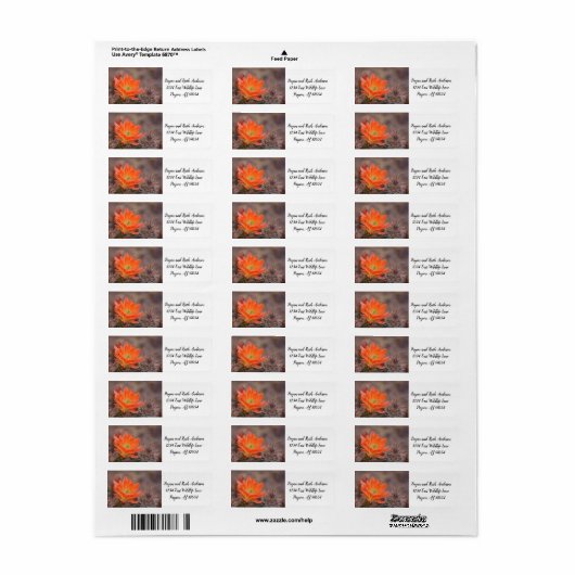 開花 ラベル (フルシート)