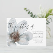 開花・ロマンチックモダンフローラ・スエレガントクリプト 招待状 (スタンド正面)