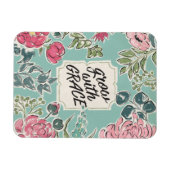 開花 |優雅に成長 マグネット (横)