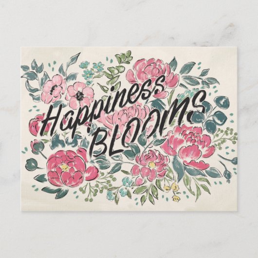 開花 |幸せ開花 ポストカード (正面)