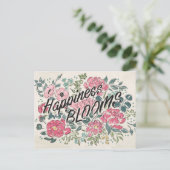 開花 |幸せ開花 ポストカード (スタンド正面)