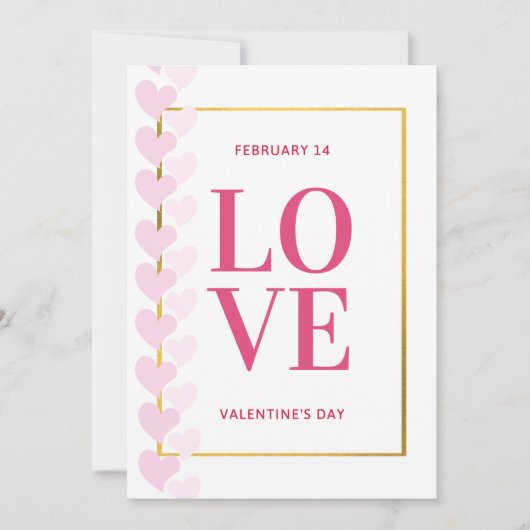 開花 招待状 (正面)