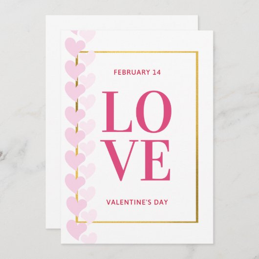 開花 招待状 (正面/裏面)