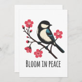 開花 招待状 (正面/裏面)