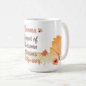 開花 | 新学期 コーヒーマグカップ (正面右)