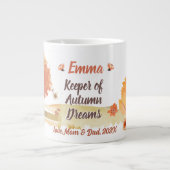 開花 | 新学期 ジャンボコーヒーマグカップ (正面)