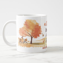 開花 | 新学期 ジャンボコーヒーマグカップ