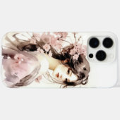 開花#087のミスティーク:風の花びら Case-Mate iPhoneケース (裏面 (横))