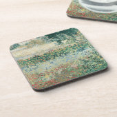 開花、Arles 1888年のフィンセント・ファン・ゴッホ|の庭 コースター (左側)