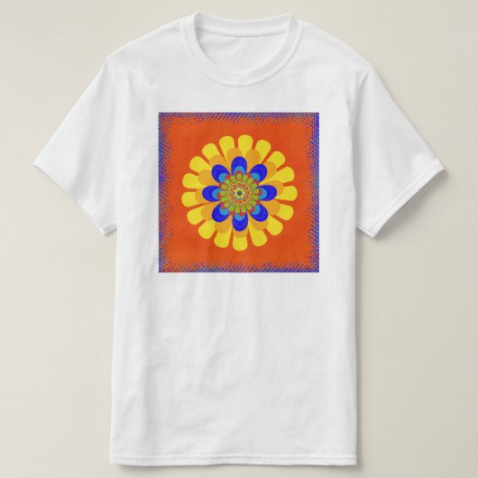 開花 Tシャツ (デザイン正面)
