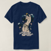 開花 Tシャツ (デザイン正面)