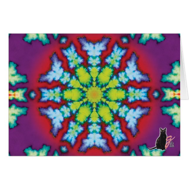 開花KCの万華鏡のように千変万化するパターン (正面横)