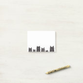 開運のお守り4" x 3"ポスト・イット ポストイット (デスク上)