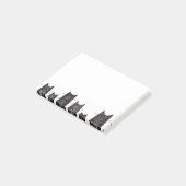 開運のお守り4" x 3"ポスト・イット ポストイット (アングル)