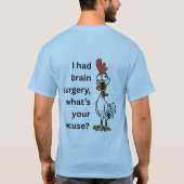 開頭手術で無料の散髪 Tシャツ (裏面)